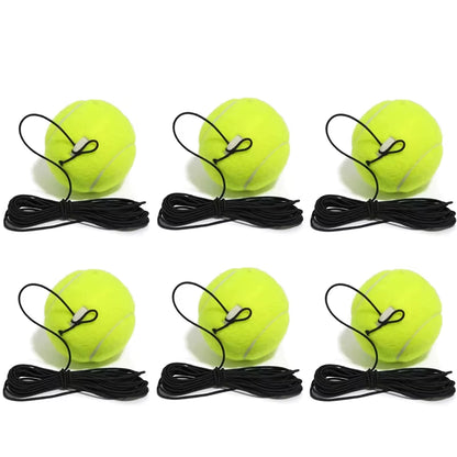 Heavy Duty Tennis Training Aids Base with Elastic Rope Ball Practice Self-Duty Rebound Tennis Trainer Partner Sparring Device